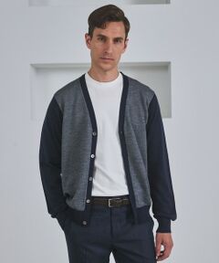 gotairiku / ゴタイリク ニット・セーター | 体温調整に【洗える/チクチクしにくい/ピリングしにくい】イタリア糸 ハイゲージ カーディガン_WOOL100%