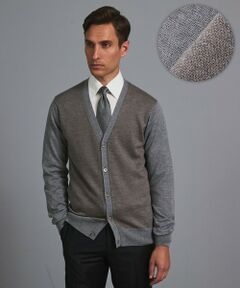 gotairiku / ゴタイリク ニット・セーター | 体温調整に【洗える/チクチクしにくい/ピリングしにくい】イタリア糸 ハイゲージ カーディガン_WOOL100%