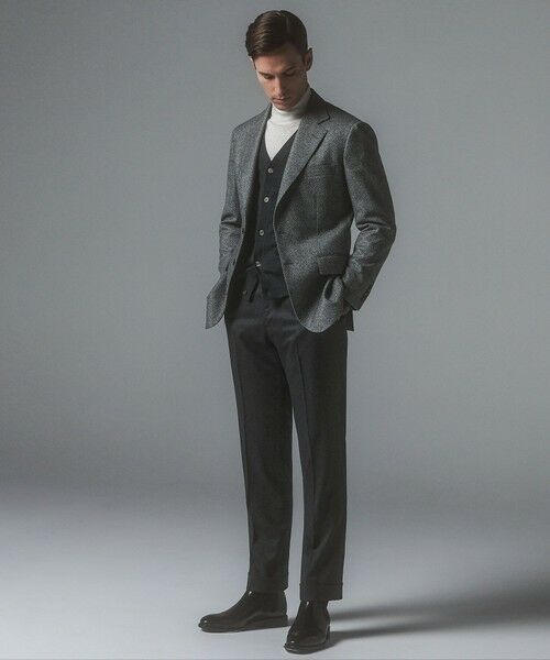 gotairiku / ゴタイリク ニット・セーター | 体温調整に【洗える/チクチクしにくい/ピリングしにくい】イタリア糸 ハイゲージ カーディガン_WOOL100% | 詳細5