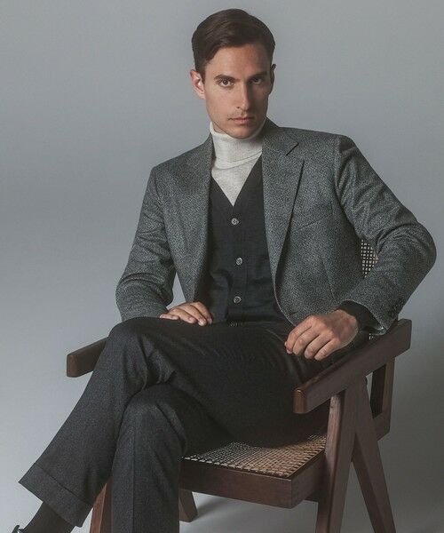 gotairiku / ゴタイリク ニット・セーター | 体温調整に【洗える/チクチクしにくい/ピリングしにくい】イタリア糸 ハイゲージ カーディガン_WOOL100% | 詳細7