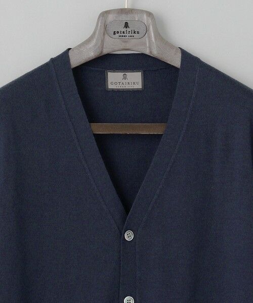 gotairiku / ゴタイリク ニット・セーター | 体温調整に【洗える/チクチクしにくい/ピリングしにくい】イタリア糸 ハイゲージ カーディガン_WOOL100% | 詳細22