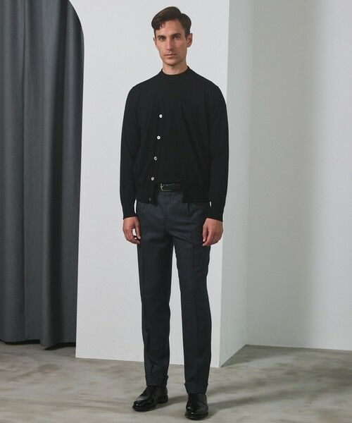 gotairiku / ゴタイリク ニット・セーター | 体温調整に【洗える/チクチクしにくい/ピリングしにくい】イタリア糸 ハイゲージ カーディガン_WOOL100% | 詳細29