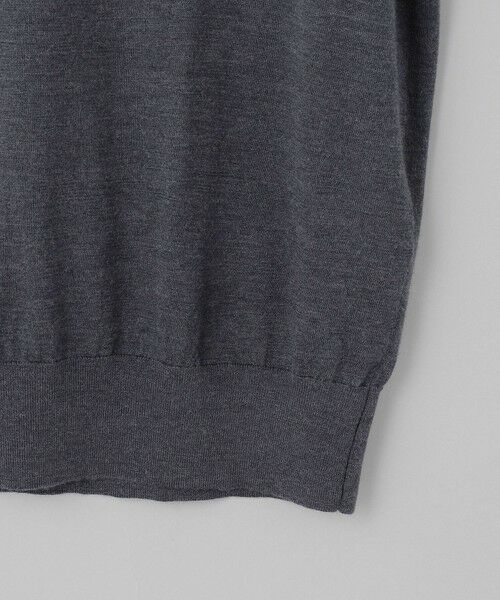 gotairiku / ゴタイリク ニット・セーター | オリジナル設計【洗える/チクチクしにくい/ピリングしにくい】イタリア糸 ハイゲージ Ｖネックニット_WOOL100% | 詳細18