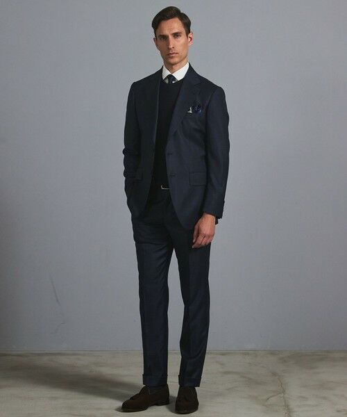 gotairiku / ゴタイリク ニット・セーター | オリジナル設計【洗える/チクチクしにくい/ピリングしにくい】イタリア糸 ハイゲージ Ｖネックニット_WOOL100% | 詳細21