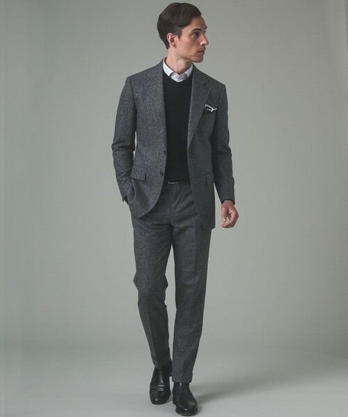 gotairiku / ゴタイリク ニット・セーター | オリジナル設計【洗える/チクチクしにくい/ピリングしにくい】イタリア糸 ハイゲージ Ｖネックニット_WOOL100% | 詳細27