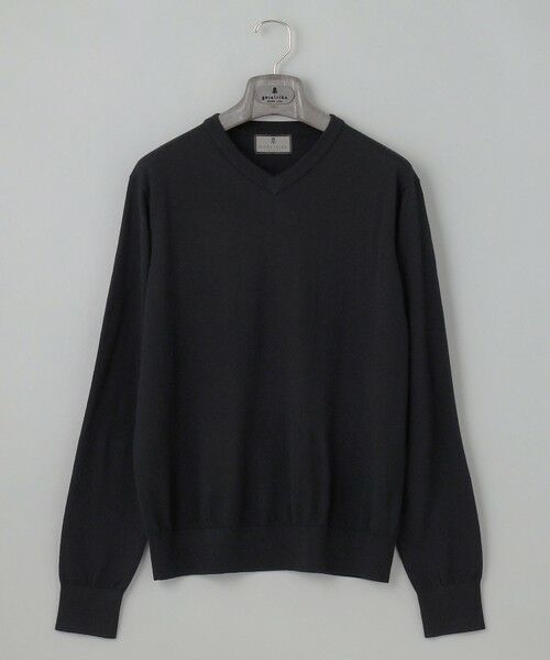 gotairiku / ゴタイリク ニット・セーター | オリジナル設計【洗える/チクチクしにくい/ピリングしにくい】イタリア糸 ハイゲージ Ｖネックニット_WOOL100% | 詳細30