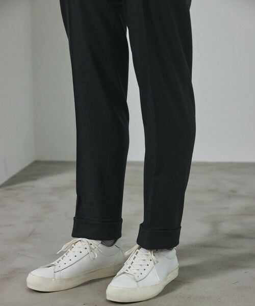 gotairiku / ゴタイリク その他パンツ | 【保温性/ストレッチ/シワになりにくい】サキソニーストレッチパンツ（１タック） | 詳細15