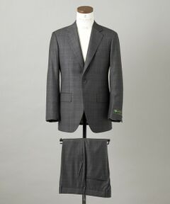 【LoroPiana/ロロピアーナ】365 通年スーツ(グレーー×格子)