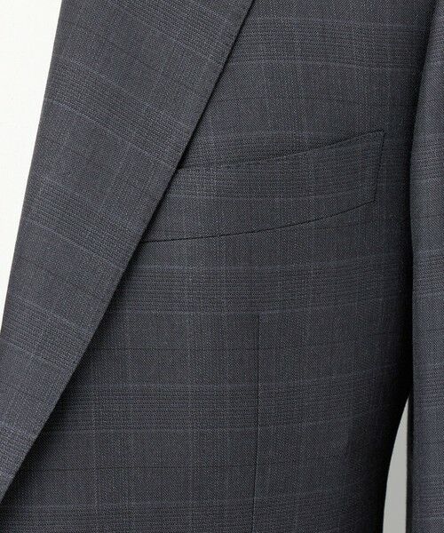 gotairiku / ゴタイリク セットアップ | WEB&一部店舗限定【DORMEUIL/ドーメル】IMPERIALJADE/インペリアルジェイド 通年スーツ（グレー×格子） | 詳細4