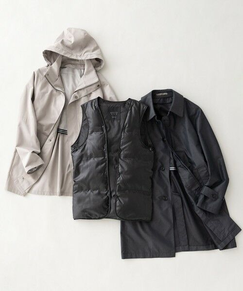 gotairiku / ゴタイリク その他アウター | ダウンライナー装着可【仕事で着用可】メランジシャンブレー スプリングブルゾン(25年モデル) | 詳細6