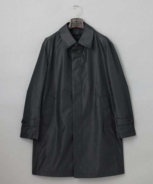 gotairiku / ゴタイリク ステンカラーコート | ダウンライナー装着可【半裏仕様でより軽量】メランジシャンブレー ステンカラースプリングコート | 詳細10