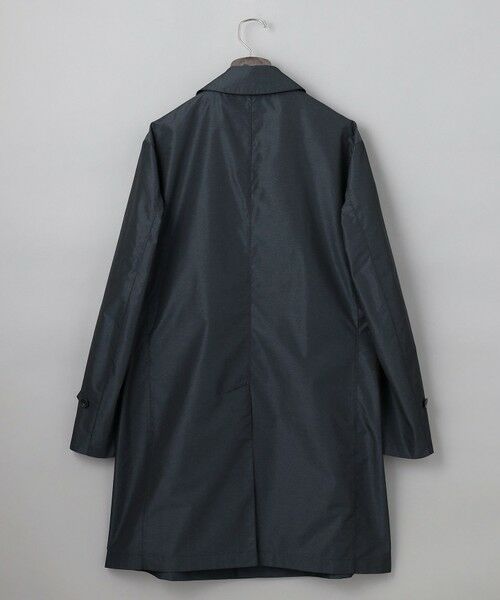 gotairiku / ゴタイリク ステンカラーコート | ダウンライナー装着可【半裏仕様でより軽量】メランジシャンブレー ステンカラースプリングコート | 詳細12