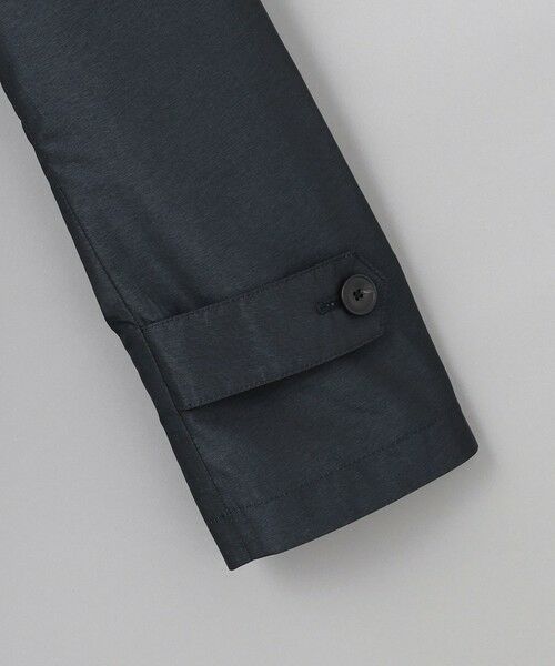 gotairiku / ゴタイリク ステンカラーコート | ダウンライナー装着可【半裏仕様でより軽量】メランジシャンブレー ステンカラースプリングコート | 詳細14