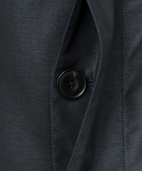 gotairiku / ゴタイリク ステンカラーコート | ダウンライナー装着可【半裏仕様でより軽量】メランジシャンブレー ステンカラースプリングコート | 詳細17