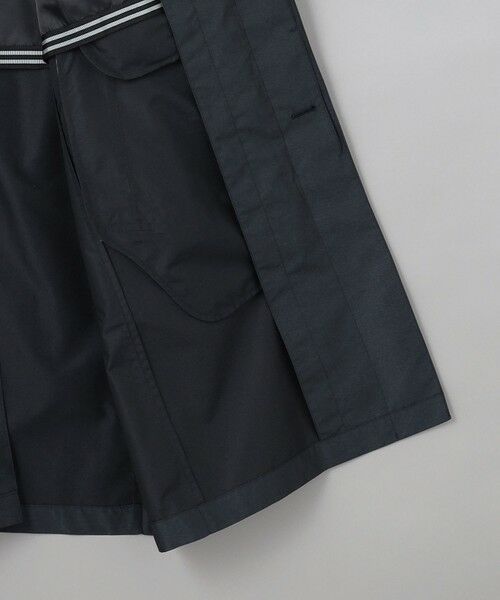 gotairiku / ゴタイリク ステンカラーコート | ダウンライナー装着可【半裏仕様でより軽量】メランジシャンブレー ステンカラースプリングコート | 詳細21