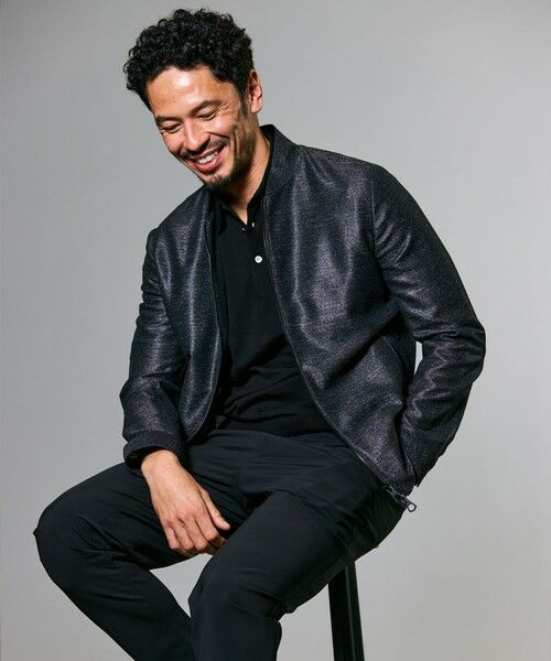 gotairiku / ゴタイリク ブルゾン | 新素材【洗える/シワになりにくい/ストレッチ】カラミプリント MA-１ブルゾン | 詳細5