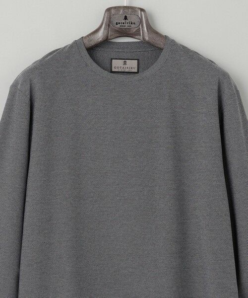gotairiku / ゴタイリク カットソー | ジャケットのインナーに最適【WEB&一部店舗限定】キレイ目 鹿の子 ビズ長袖Tシャツ | 詳細9