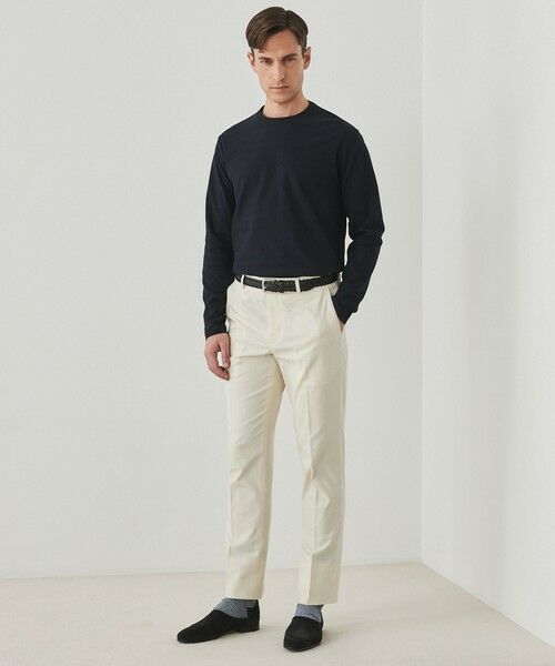 gotairiku / ゴタイリク カットソー | ジャケットのインナーに最適【WEB&一部店舗限定】キレイ目 鹿の子 ビズ長袖Tシャツ | 詳細14