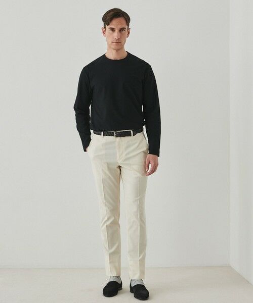 gotairiku / ゴタイリク カットソー | ジャケットのインナーに最適【WEB&一部店舗限定】キレイ目 鹿の子 ビズ長袖Tシャツ | 詳細24