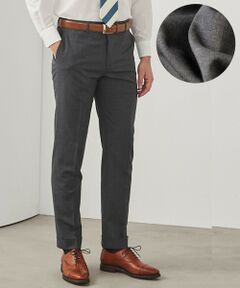 gotairiku / ゴタイリク その他パンツ | ロングセラー【洗える/折り目加工/シワになりにくい/ウエストアジャスター】ウォッシャブル サマーウール100％パンツ_定番色(ノータック)25年モデル