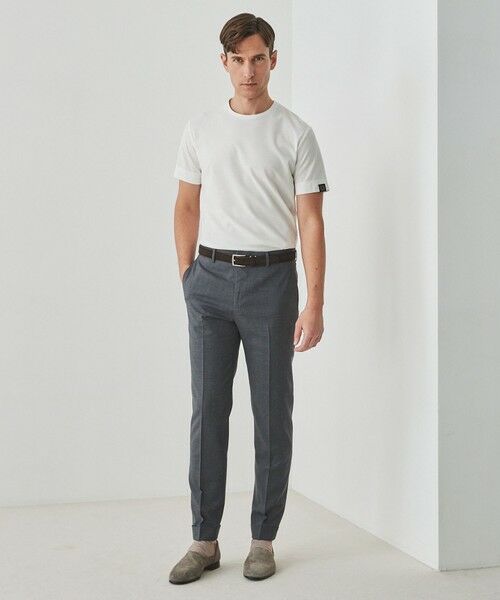 gotairiku / ゴタイリク その他パンツ | ロングセラー【洗える/折り目加工/シワになりにくい/ウエストアジャスター】ウォッシャブル サマーウール100%パンツ_定番色(ノータック)25年モデル | 詳細3