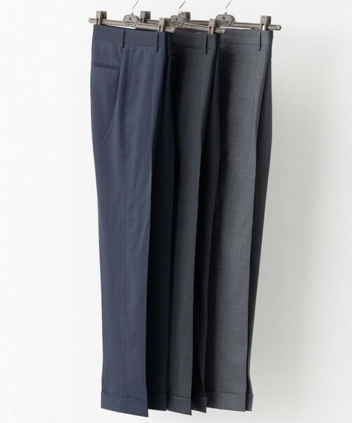 gotairiku / ゴタイリク その他パンツ | ロングセラー【洗える/折り目加工/シワになりにくい/ウエストアジャスター】ウォッシャブル サマーウール100%パンツ_定番色(ノータック)25年モデル | 詳細29