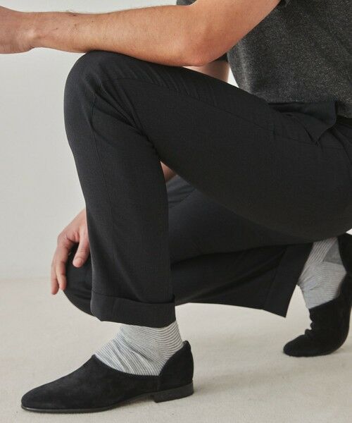 gotairiku / ゴタイリク その他パンツ | ロングセラー【洗える/折り目加工/シワになりにくい/ウエストアジャスター】ウォッシャブル サマーウール100%パンツ_定番色(ノータック)25年モデル | 詳細22