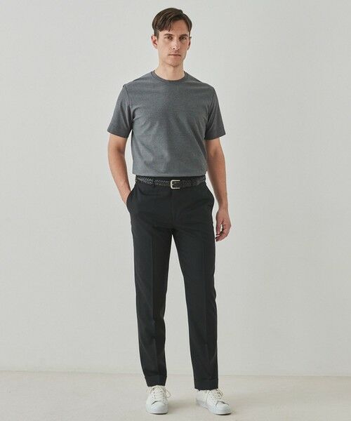 gotairiku / ゴタイリク その他パンツ | ロングセラー【洗える/折り目加工/シワになりにくい/ウエストアジャスター】ウォッシャブル サマーウール100%パンツ_限定色(ノータック)25年モデル | 詳細1