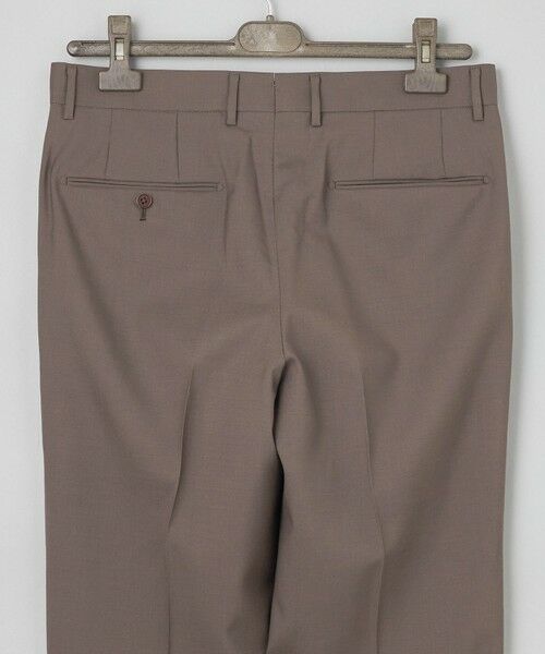 gotairiku / ゴタイリク その他パンツ | ロングセラー【洗える/折り目加工/シワになりにくい/ウエストアジャスター】ウォッシャブル サマーウール100%パンツ_限定色(ノータック)25年モデル | 詳細10