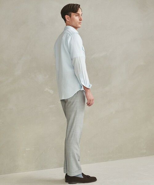 gotairiku / ゴタイリク その他パンツ | ロングセラー【洗える/折り目加工/シワになりにくい/ウエストアジャスター】ウォッシャブル サマーウール100%パンツ_限定色(ノータック)25年モデル | 詳細26