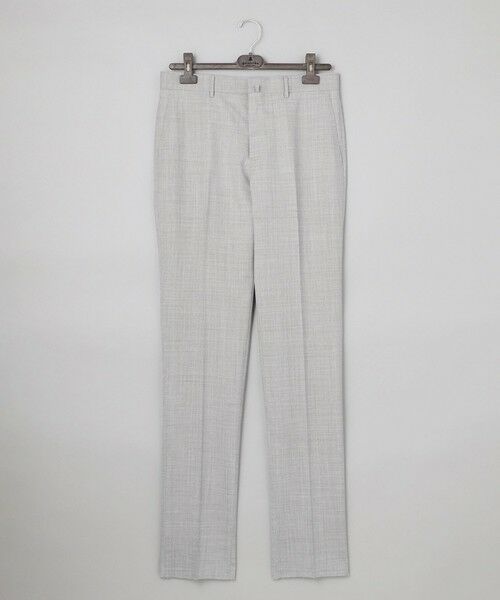 gotairiku / ゴタイリク その他パンツ | ロングセラー【洗える/折り目加工/シワになりにくい/ウエストアジャスター】ウォッシャブル サマーウール100%パンツ_限定色(ノータック)25年モデル | 詳細30