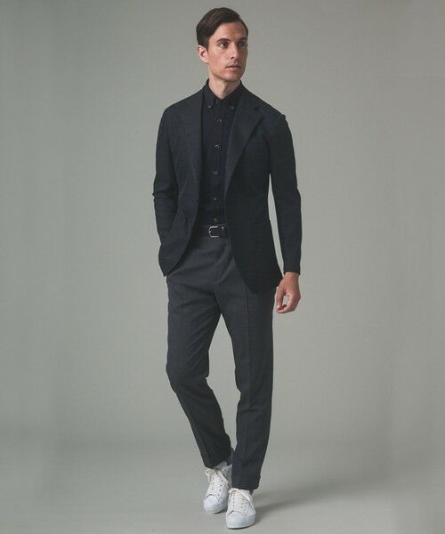 gotairiku / ゴタイリク その他パンツ | ロングセラー【洗える/折り目加工/シワになりにくい/ウエストアジャスター】ウォッシャブル サマーウール100％パンツ_定番色(1タック)25年モデル | 詳細10