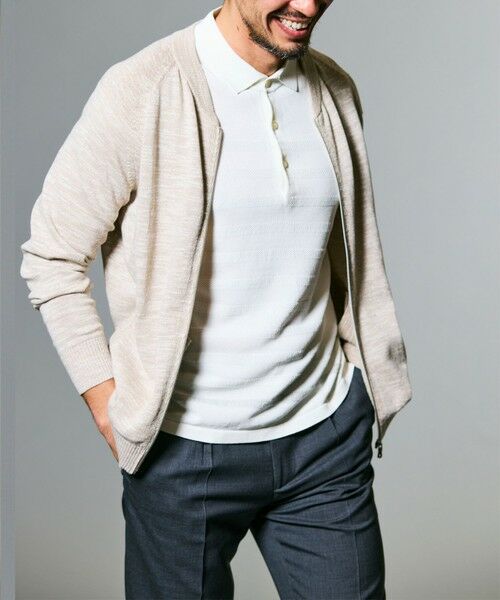 gotairiku / ゴタイリク その他パンツ | ロングセラー【洗える/折り目加工/シワになりにくい/ウエストアジャスター】ウォッシャブル サマーウール100％パンツ_定番色(1タック)25年モデル | 詳細13