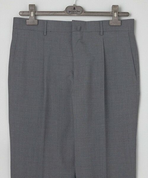 gotairiku / ゴタイリク その他パンツ | ロングセラー【洗える/折り目加工/シワになりにくい/ウエストアジャスター】ウォッシャブル サマーウール100％パンツ_定番色(1タック)25年モデル | 詳細16