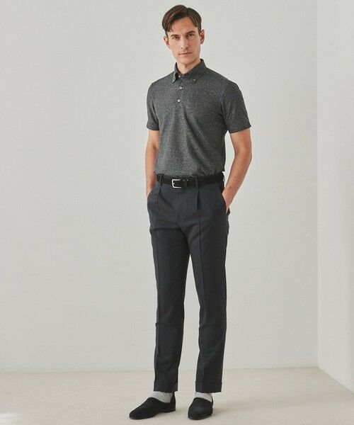 gotairiku / ゴタイリク その他パンツ | ロングセラー【洗える/折り目加工/シワになりにくい/ウエストアジャスター】ウォッシャブル サマーウール100％パンツ_定番色(1タック)25年モデル | 詳細27