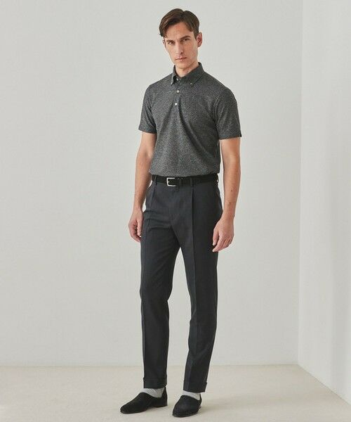 gotairiku / ゴタイリク その他パンツ | ロングセラー【洗える/折り目加工/シワになりにくい/ウエストアジャスター】ウォッシャブル サマーウール100％パンツ_定番色(1タック)25年モデル | 詳細28