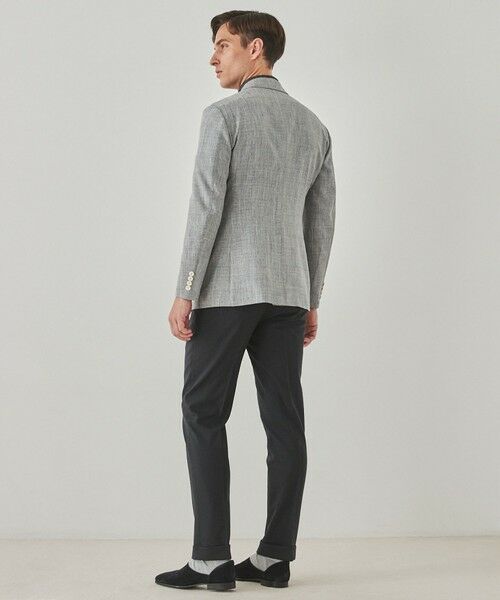 gotairiku / ゴタイリク その他パンツ | ロングセラー【洗える/折り目加工/シワになりにくい/ウエストアジャスター】ウォッシャブル サマーウール100％パンツ_定番色(1タック)25年モデル | 詳細30