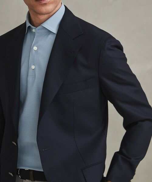 gotairiku / ゴタイリク テーラードジャケット | 裏なしにアップデート【御幸毛織/オリジナル素材】Super130’S 定番 ホップサックブレザー(25年モデル) | 詳細2