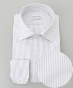 gotairiku / ゴタイリク シャツ・ブラウス | 【形態安定】PREMIUMPLEATS_セミワイドカラー 通年ドレスシャツ_ストライプ(25年春夏モデル)
