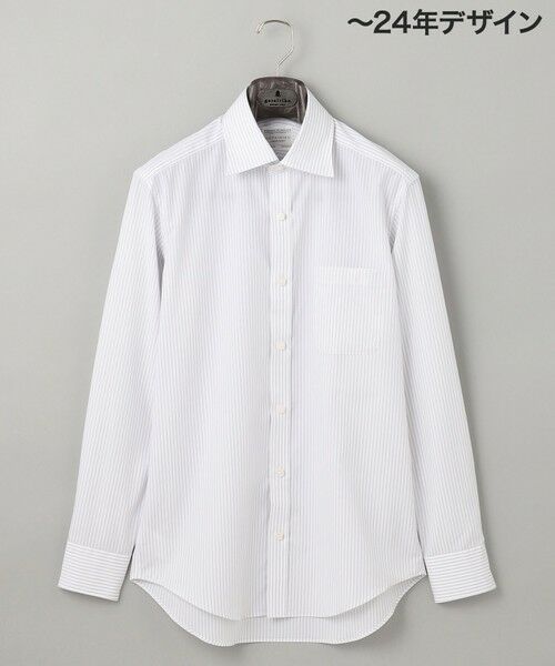 gotairiku / ゴタイリク シャツ・ブラウス | 【形態安定】PREMIUMPLEATS_セミワイドカラー 通年ドレスシャツ_ストライプ(25年春夏モデル) | 詳細2