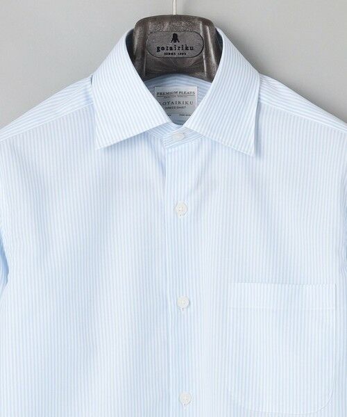 gotairiku / ゴタイリク シャツ・ブラウス | 【形態安定】PREMIUMPLEATS_セミワイドカラー 通年ドレスシャツ_ストライプ(25年春夏モデル) | 詳細10
