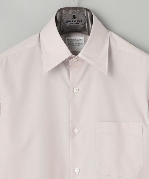 gotairiku / ゴタイリク シャツ・ブラウス | 【形態安定】PREMIUMPLEATS_レギュラーカラー 通年ドレスシャツ_アイボリー(25年春夏モデル) | 詳細15