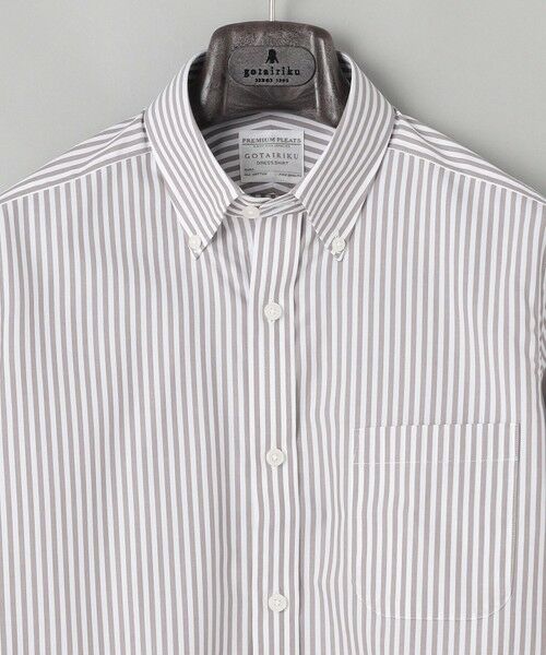 gotairiku / ゴタイリク シャツ・ブラウス | 【形態安定】PREMIUMPLEATS_ボタンダウンカラー 通年ドレスシャツ_ストライプ(25年春夏モデル) | 詳細3