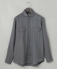 gotairiku / ゴタイリク シャツ・ブラウス | ノルマンディリネン使用【洗える】カッタウェイカラー ソフトリネンシャツ