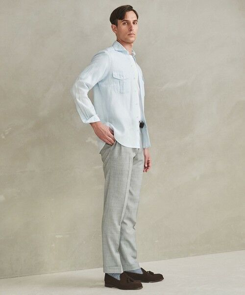 gotairiku / ゴタイリク シャツ・ブラウス | ノルマンディリネン使用【洗える】カッタウェイカラー ソフトリネンシャツ | 詳細19