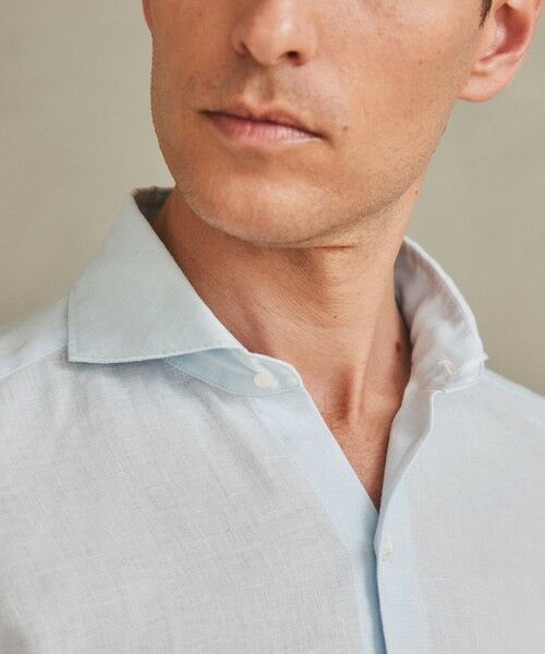 gotairiku / ゴタイリク シャツ・ブラウス | ノルマンディリネン使用【洗える】カッタウェイカラー ソフトリネンシャツ | 詳細9