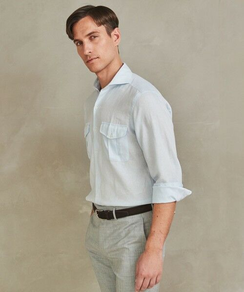 gotairiku / ゴタイリク シャツ・ブラウス | ノルマンディリネン使用【洗える】カッタウェイカラー ソフトリネンシャツ | 詳細25