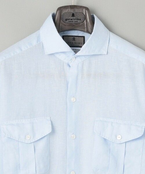 gotairiku / ゴタイリク シャツ・ブラウス | ノルマンディリネン使用【洗える】カッタウェイカラー ソフトリネンシャツ | 詳細29
