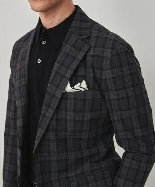 gotairiku / ゴタイリク その他アウター | 清涼サッカー素材【通気性/軽量】空羽サッカー マドラスチェック シャツジャケット | 詳細9