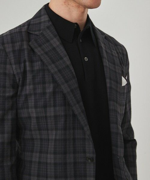 gotairiku / ゴタイリク その他アウター | 清涼サッカー素材【通気性/軽量】空羽サッカー マドラスチェック シャツジャケット | 詳細10